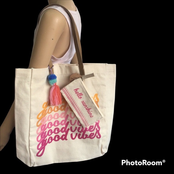 Canvas Tote Bag NWT - Picture 1 of 4